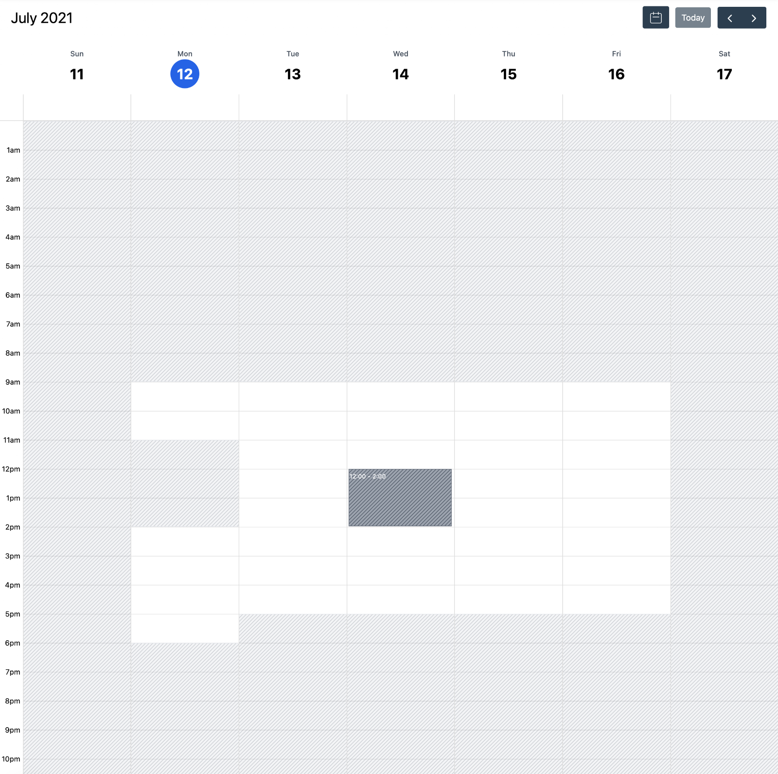 Screenshot 6 for: How to set availability