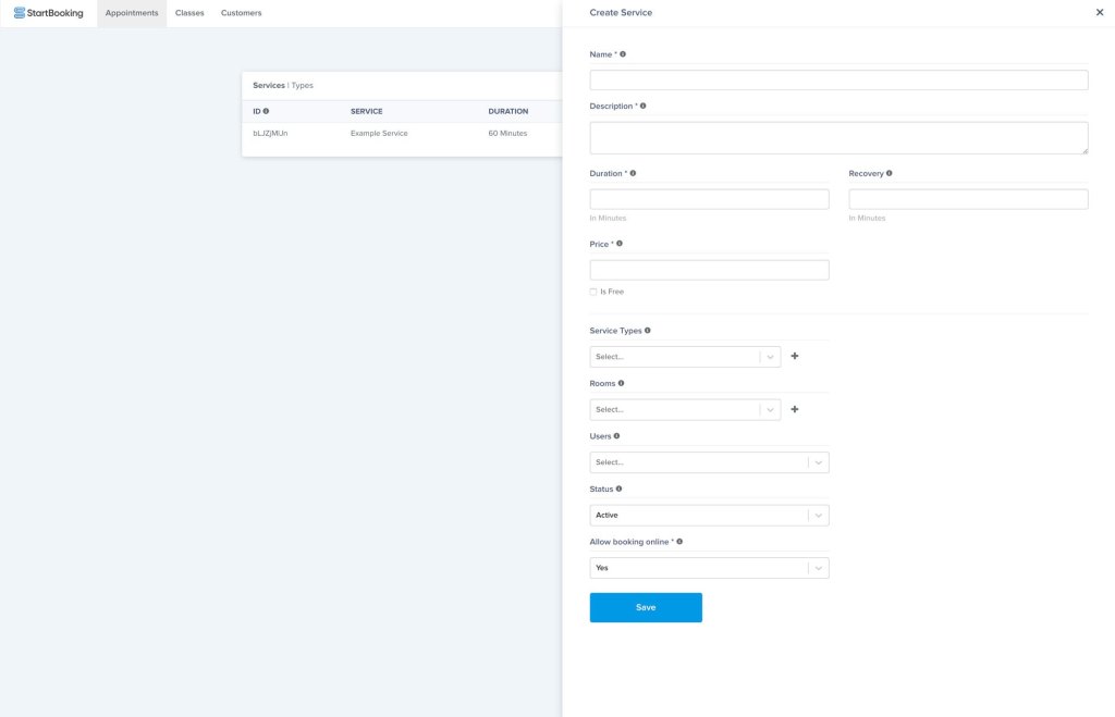 Screenshot 2 for: How to create services