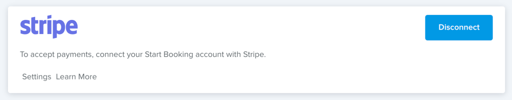 Screenshot 4 for: How to setup Stripe payments for online booking