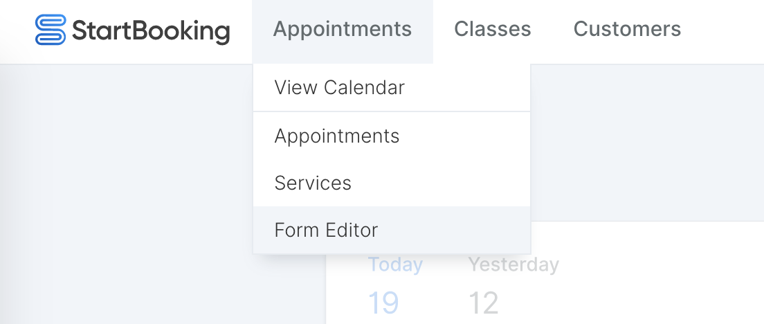 Screenshot 1 for: How to add Custom fields to your form