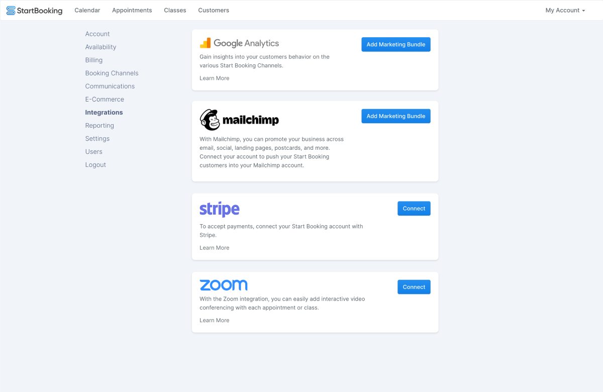Screenshot 1 for: Zoom Integration Overview