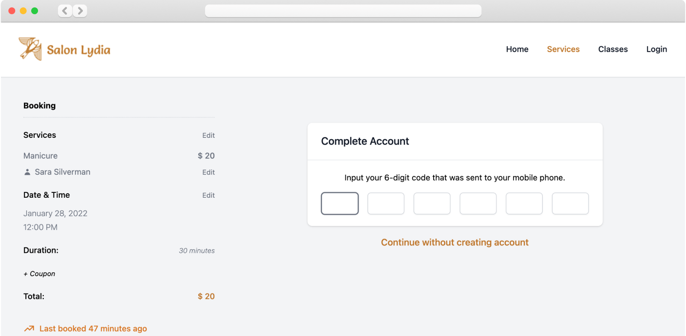 Screenshot 3 for: Existing Accounts - Migration Overview