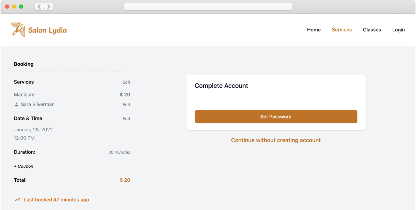 Screenshot 2 for: Existing Accounts - Migration Overview